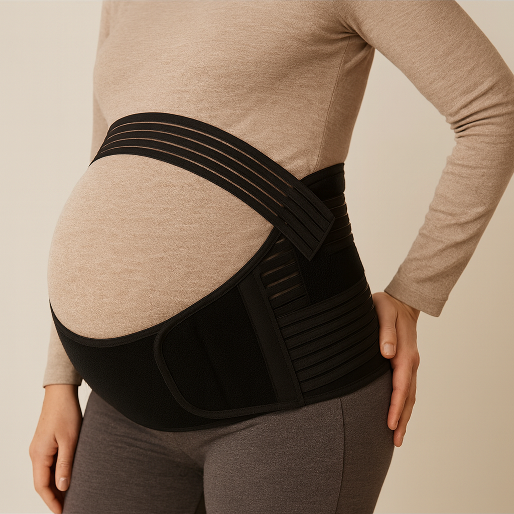 Adjustable Maternity Belly Support Band – Comfortable Pregnancy Back Brace & Abdominal Support Belt