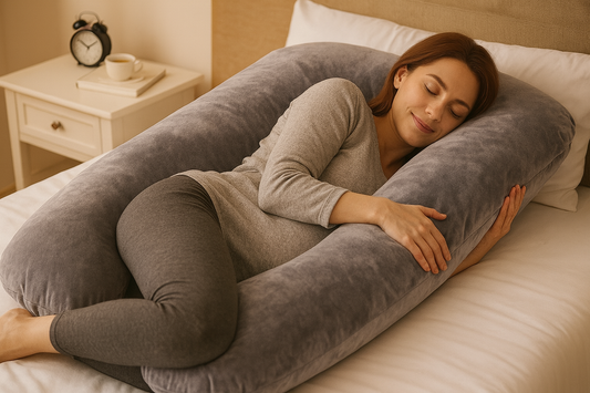 Pregnancy Sleeping Pillow – Full Body Maternity Support & Nursing/Breastfeeding Cushion